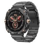 AK71 Men Smart Watch Amoled Screen Rotary Button BT Call Health Monitoring