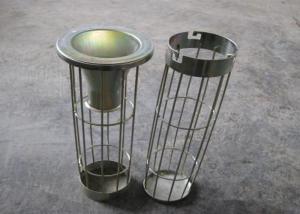 China Flat / Oval Bag Filter Cage Carbon Steel Dust Collector Cages with Venturi factory