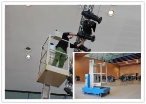 China GTWZ3-1003 Single Mast Lift Self Propelled Electric Work Platform For Supermarket factory