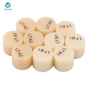 China HT LT Dental Glass Ceramic Press Ingots Lithium Disilicate Block 460PMA Strentgh factory