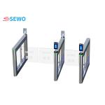 High Security Entrance Swing Gate , Facial Recognition Turnstile Access Control