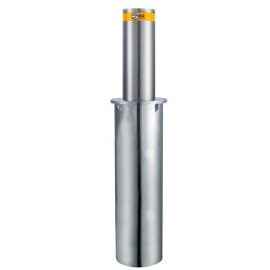 China SS304 Semi Automatic Bollards 220V With Reflective Warning Tape factory