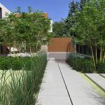 Paint Free Outdoor Pvc Strip WPC Fence Panels Wood Garden Fencing