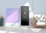 Touch Screen Camera Intelligent Display Interactive Fitness Mirror 43 Inch Floor