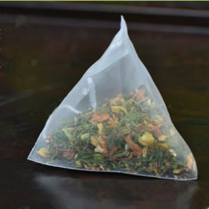 China 2017 Creative Design Flowers Tea Bag Triangle Pouch Packaging Machine factory