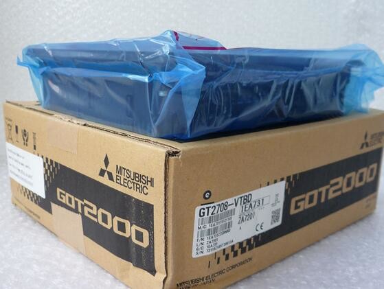 Mitsubishi GOT 2000 GT2708-VTBD HMI Touch Screen Size: 8.4" Pixels: 640 x 480 Type: TFT Voltage: 24V DC