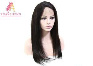 China Brazilian Full Lace Human Wigs Unprocessed Hair Straight No Shedding And No Tangle factory