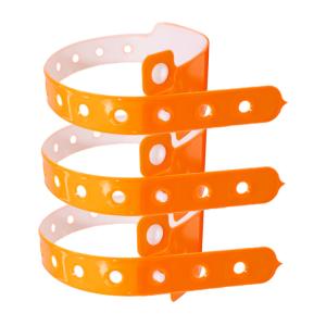 Customized Irregular Shape PVC Wristbands for Events