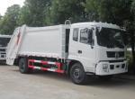 Used Diesel Trucks 8 Meters Long 10m³ Loading Capacity Dongfeng Refuse Compactor