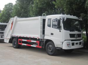 China Used Diesel Trucks 8 Meters Long 10m³ Loading Capacity Dongfeng Refuse Compactor RHD factory