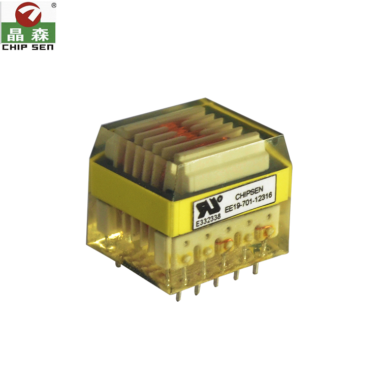 200v to 250v 277v 9 Pin Ferrite Single Phase High Frequency Transformer High Voltage Pulse Transformer