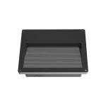 IP65 Black 12W 3000K 277V Outdoor LED Wall Lights 0-10V Dimmable