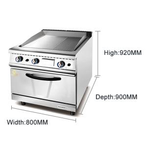 Adjustable Temperature Cooking Range System for Commercial Kitchen Operations