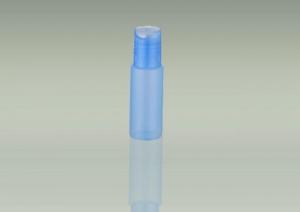 China Blue Frosted Airless Cosmetic Packaging 4 Oz Lotion Bottles factory