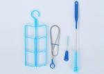 Blue Water Bladder Pipe Cleaning Brush 80mm Bristle Length With 25MM OD