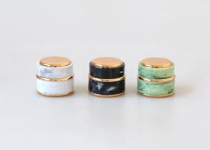 China Small marble 50 g Plastic Cosmetic Jar empty Face Cream Containers in stock factory
