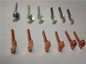 China Two Rows Progressive Die Stamping , Sheet Metal Die Electrical Cuppor / Brass Connector factory