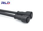 Plastic Material Waterproof Electrical Quick Connectors 3 Pin Cable Plug IP67