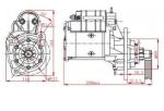 Ursus , Zetec Tractor Starter Motor 100% Original With Gear Reduction