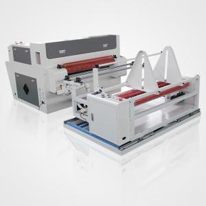 China CNC CO2 Laser Cutting Machine For Fabric Cloth Label Auto Feeding factory