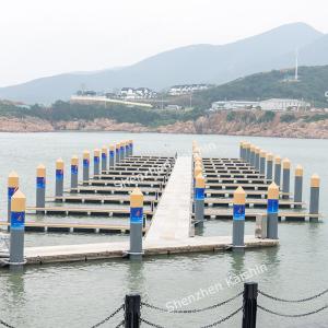 China Aluminum Alloy Floating Docks Marine WPC Decking Floating Pontoon factory