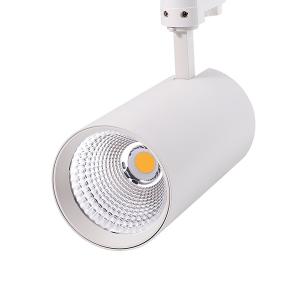 China White LED Track Light Fixtures 3000K/4000K/6000K Color Temperature IP20 Rated &gt;80 CRI factory