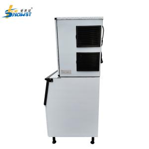 China 2300W 500kg SUS304 Commercial Cube Ice Machine Maker With Water Cooled on sale