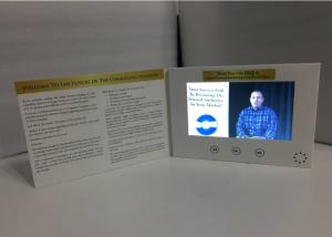 China Personalized Video Greeting Card High Definition Electric For Advertising factory
