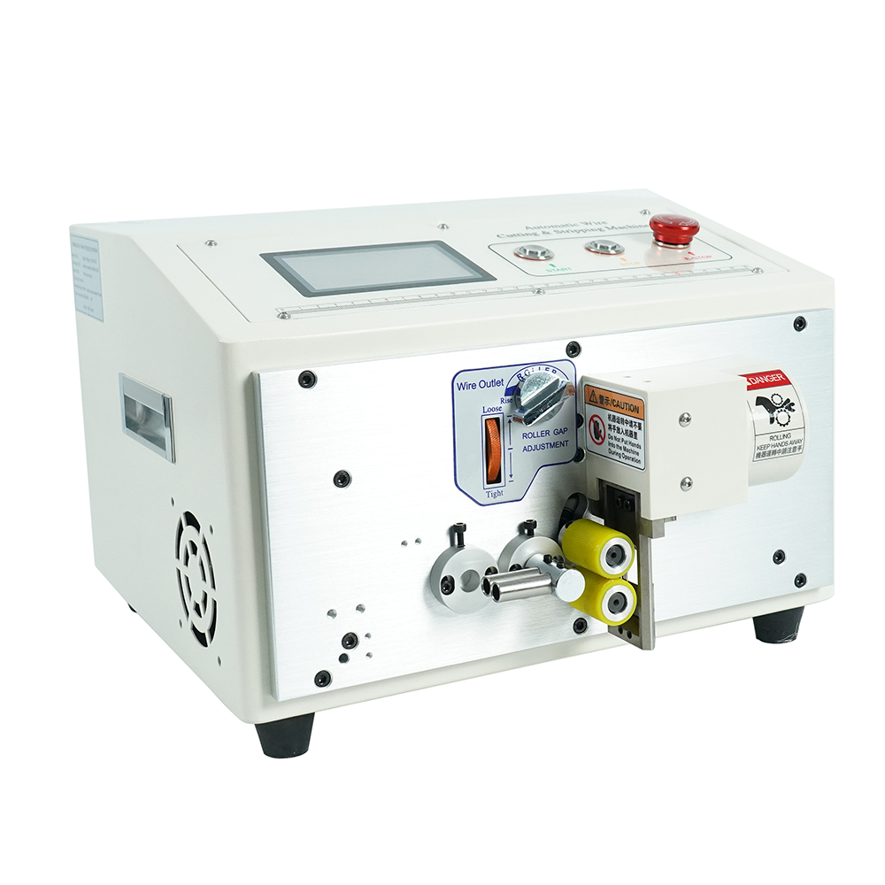 Automatic 2-Wheel PVC Plastic Latex Tube Cutting Machine Multi-Function Cable Manufacturing Equipment Small Cutter Pipe Stripper