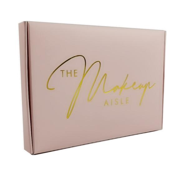 Multipurpose Pink Corrugated Mailer Boxes Printed Lightweight Folding