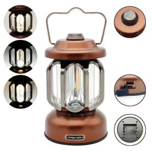China Hanging Rechargeable LED Camping Lights ABS Metal Handle 117x117x175mm factory
