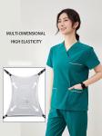 Customized Logo Woven Fabric Doctor Uniforms for Hospital Staff in High Fashion