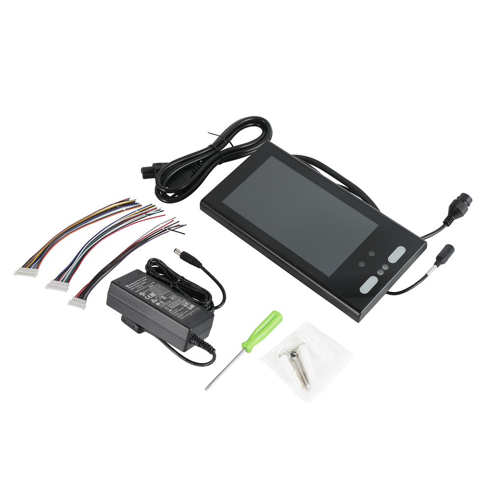 7 Inch IP65 Masked Facial Recognition Time Attendance System RS232