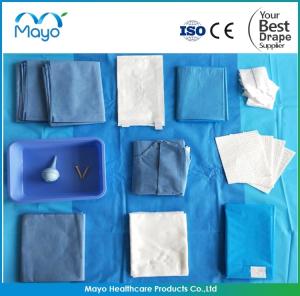 China Adhesive Obstetrics Drapes SMS Under Buttocks Drape With Pouch factory