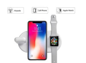 China Airpods 10W 1.67A 3 In 1 Iphone Wireless Charging Standard factory