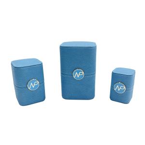 China Luxury PU Jewelry Watch Gift Perfume Packaging Box With Button on sale