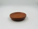 Natural OAK Wooden Bathroom Accessories Set Round Shape Black Pump Head