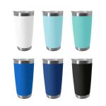 Hot Cold Stainless Steel Vacuum Mug , Stainless Steel Coffee Cup Pantone Color