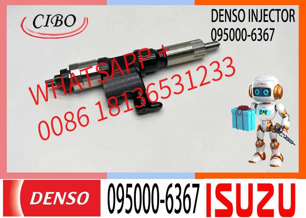 Diesel Fuel Injector common rail injector 095000-6366 8-97609788-3 095000-6367 8-97609788-7 for isuzu 6HK1 4HK1