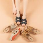 BS080 Slipper Amazon 2021 Outer Wear Slippers Female Thick Bottom Breathable
