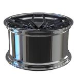 2 Piece 21 Size Barrel Polished Center Gun Metal Forged Rims Deep Dish Wheels