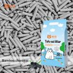 OEM ODM Tofu Activated Carbon Cat Litter 100 Dust Free Clumping Cat Litter