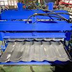 Galvanized Steel Hydraulic Cutting Roofing Panel glazed tile roll forming