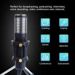 USB Mic 270° Rotation Sound Recording Microphone , Professional Condenser
