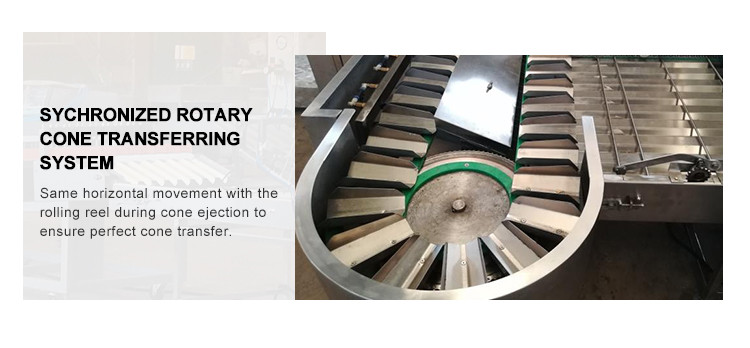 Automatic Rolled Biscuit Sugar Cone Making Machine Commercial Ice Cream Cone Machine