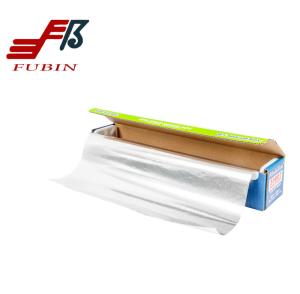 China 300mm Length Household Aluminum Foil Roll Heavy Duty For Food Packaging factory
