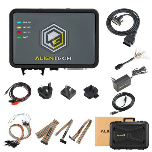 Alientech KESS3 Master Kit components and accessories