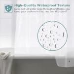 72" x 72" Mildew Resistant Waterproof Odorless Bathroom Shower Curtains