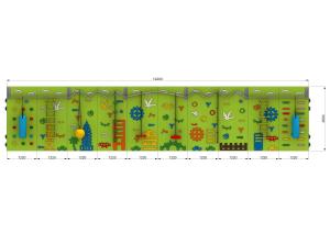 China PE Board Preschool Play Equipment Kids Climbing Wall Board Outdoor Indoor factory