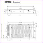 SMPS LED Power Supply 250W 10.4A 24V LED Strip Transformer 86% Efficiency